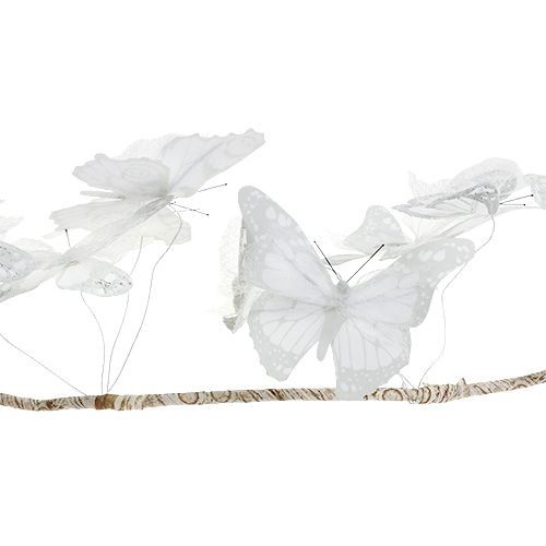 položky Girlanda s motýľmi biela 154cm