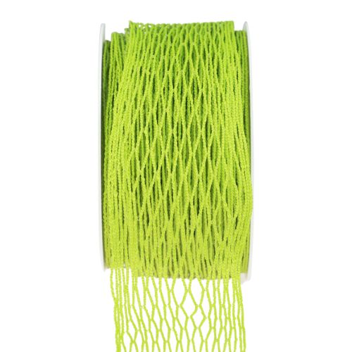 položky Sieťová páska, mriežková páska, ozdobná páska, zelená, vystužená drôtom, 50 mm, 10 m