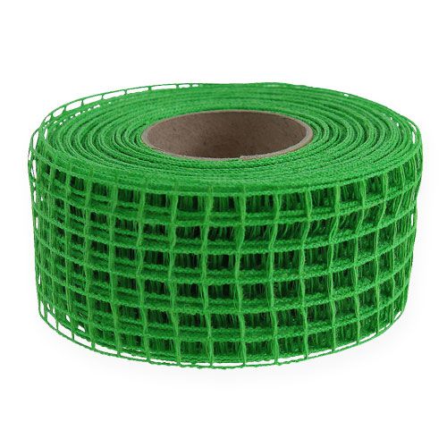 Floristik24 Mriežková páska 4,5cmx10m zelená