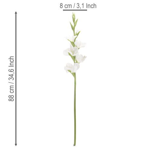 Umelý mečík, dlhá stonka, do vázy, 88 cm | Floristik24.sk