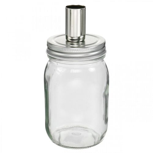 položky Dekoračné sklo so svietnikom sviečková dekorácia Ø8cm V17,5cm 4 kusy