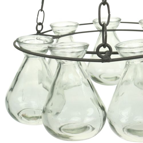 Floristik24 Závesný veniec s vázami na kvety Ø24cm