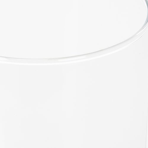 položky Vysoká sklenená váza, jednoduchý sklenený valec ako kvetinová váza alebo dekoratívne sklo, 20 cm