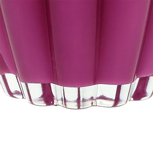 Floristik24 Sklenená váza "Bloom" Erika Ø14cm V17cm