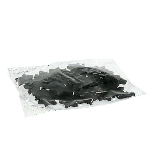 Trblietavé hviezdy čierne 4-5cm 40p | Floristik24.sk