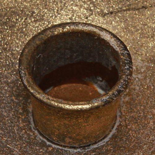 Floristik24 Zlatá dekorácia na pohár so svietnikom starozlatá Ø10cm V6,5cm