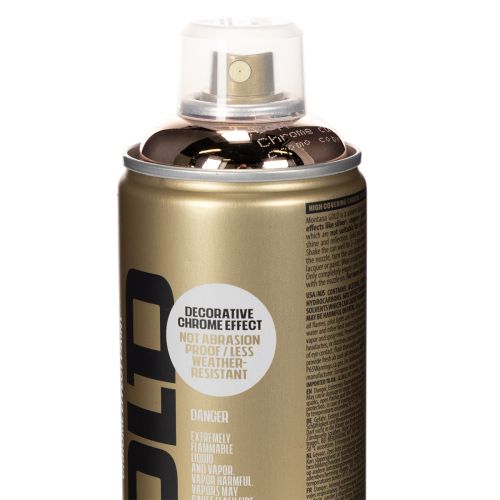Sprejová farba s efektom medeného chrómu pre kreatívne projekty Montana plechovky 400ml | Floristik24.sk