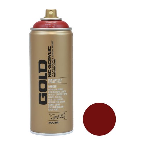 položky Farba v spreji červená farba v spreji akrylová farba Montana Gold Royal Red 400ml