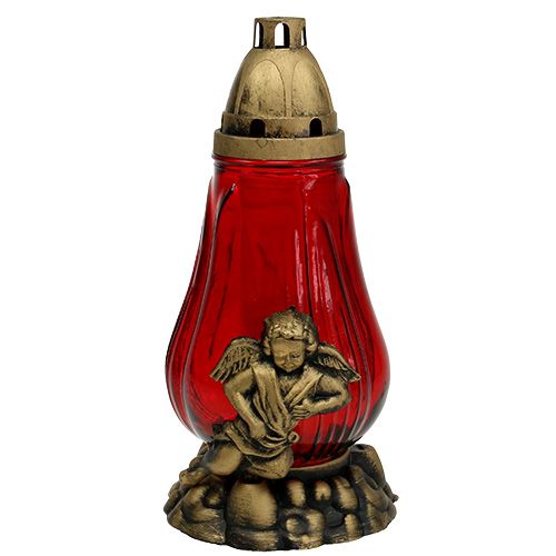 Floristik24 Náhrobné svetlé sklo Ø14cm V28cm 4ks