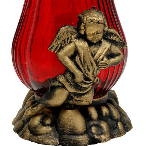 Floristik24 Náhrobné svetlé sklo Ø14cm V28cm 4ks