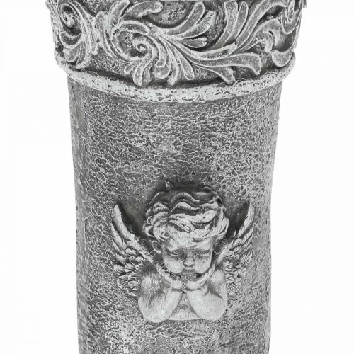 položky Náhrobné ozdoby Smútočné kvety Náhrobná váza s anjelom L29,5cm