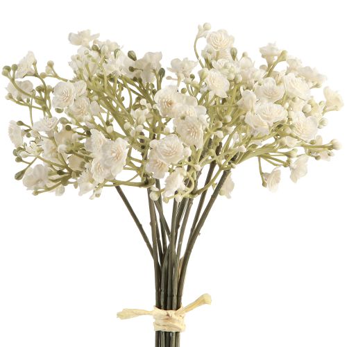položky Umelý detský dych Gypsophila vo zväzku biely 23cm 12ks