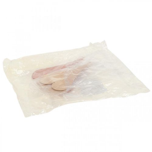 položky Závesné deko srdiečka na zavesenie oranžové/žlté 10cm 6ks