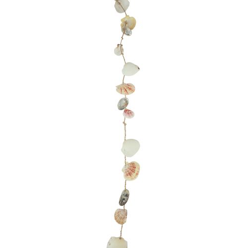 položky Závesná dekorácia dekorácia morská mušľa prírodná 110cm Ø5–10cm
