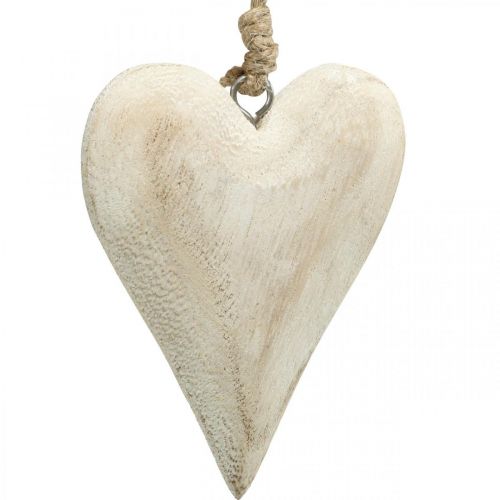položky Srdce z dreva, ozdobné srdiečko na zavesenie, ozdoba srdiečka V13cm 4ks