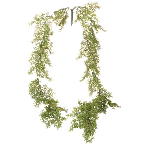 Umelecká girlanda z ihličnatých vetvičiek na stôl a okno 115 cm | Floristik24.sk