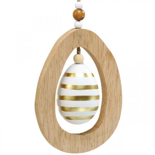 položky Veľkonočné vajíčko na zavesenie so vzorom vajíčka Veľkonočná dekorácia V12cm 3ks