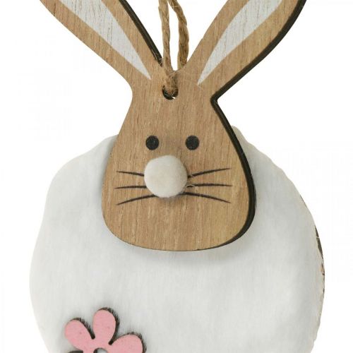 položky Vešiak králik deko vešiak veľkonočný drevený plyš 26×7×2cm 6 kusov