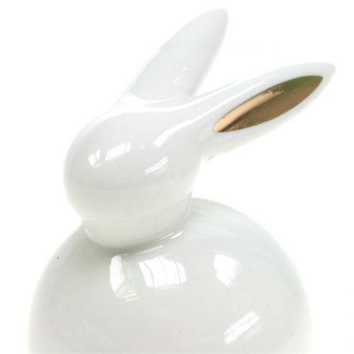 položky Veľkonočná figúrka králik biele zlato 8,5cm 4ks