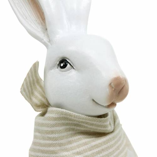 položky Veľkonočná dekorácia zajačik hranový sedák 26cm figúrka veľkonočného zajačika 2ks