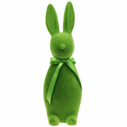 Floristik24 Bunny flocked Green V49cm