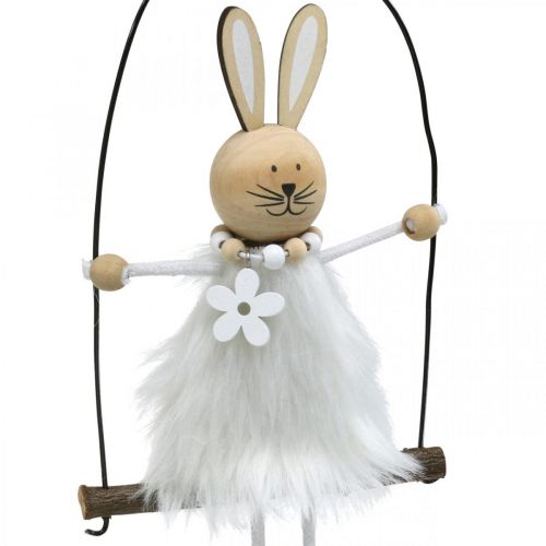 položky Zajačik na hojdačke Veľkonočná dekorácia zajačika do okna Veľkonočná 26cm sada 2 ks
