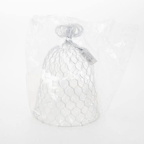 položky Drôtený zvonček z vintage drôtu na rustikálne dekorácie stola, 23 cm