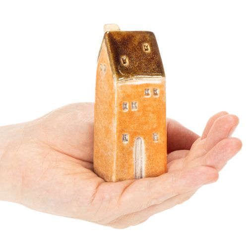 Dekoratívny keramický domček na parapet, 10 cm, 3 kusy | Floristik24.sk