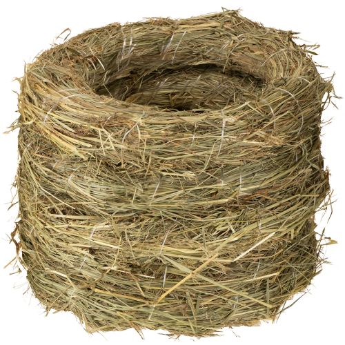 položky Vence zo sena, prírodná dekorácia na stôl, veniec na dvere, 26-27 cm, 5 kusov