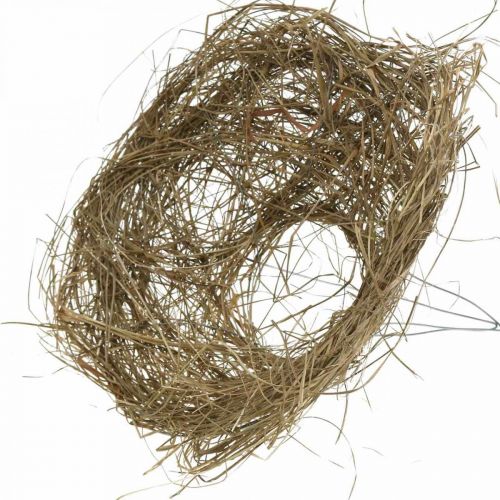 Floristik24 Manžetová kytica prírodná sena manžeta Ø20cm 6ks