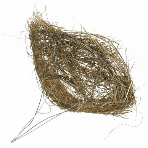 Floristik24 Manžetová kytica prírodná sena manžeta Ø20cm 6ks