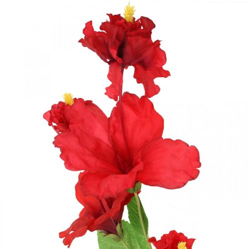 položky Umelý kvet konárik ibišteka červený deko konárik ibišteka V107cm