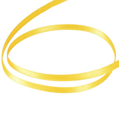položky Vysokokvalitná darčeková stuha žltá saténová stuha 3 mm × 50 m