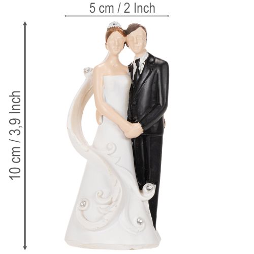 Svadobná figúrka nevesty a ženícha 10,5 cm | Floristik24.sk
