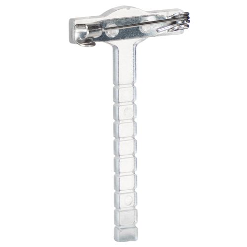 položky Svadobné brošne do klopy priehľadné/strieborné 5 cm 50 kusov