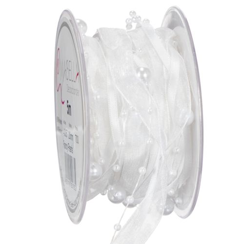 Svadobná stuha biela 20mm 5m