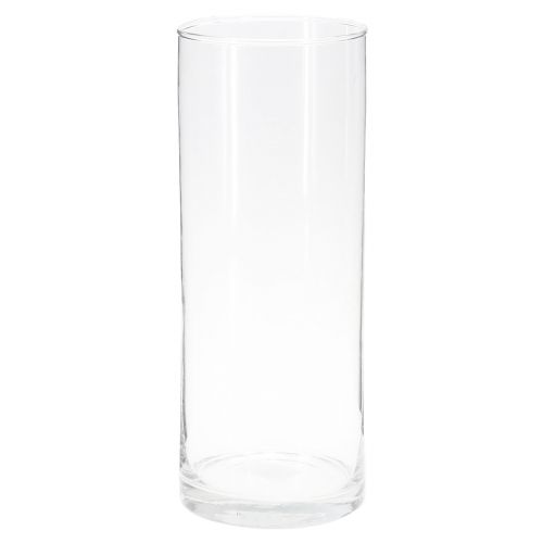 Floristik24 Vysoká sklenená váza sklenený valec váza na kvety číra Ø12cm V30cm