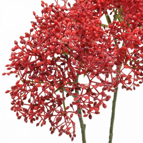 položky Baza červená umelé kvety do jesennej kytice 52cm 6ks