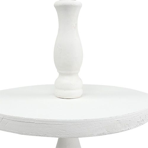 Drevená polica biela V50cm | Floristik24.sk