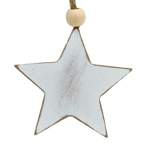 položky Drevené vešiaky rôzne. Biela 5-6cm 6 kusov