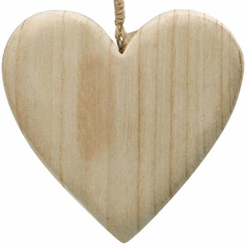 položky Drevené srdce na zavesenie prírodné ozdobné srdiečka Valentín ku dňu matiek 3 kusy