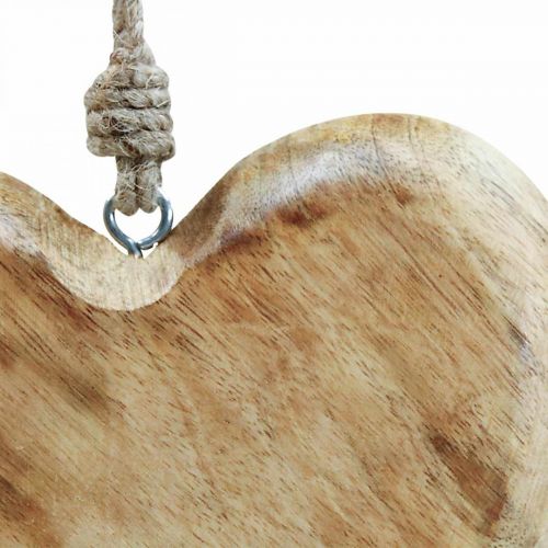 položky Drevené srdce, závesné srdce, srdce z mangového dreva 16×20cm