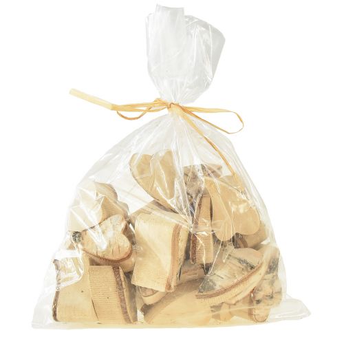 položky Drevené srdiečka s brezovou kôrou Brezové srdiečka 3–4cm 30 ks