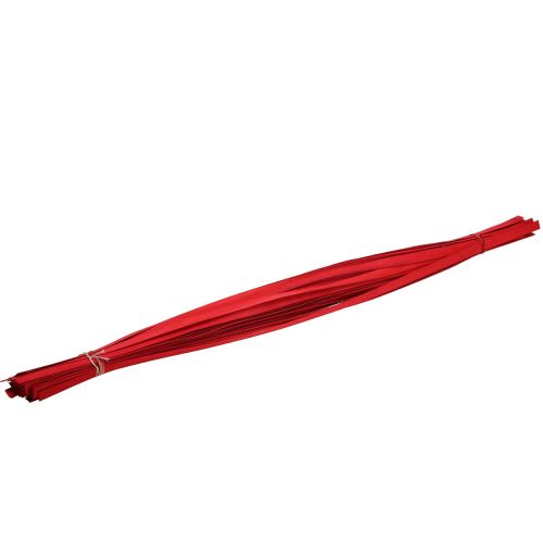 Floristik24 Drevené pásy opletené červené 95cm - 100cm 50p