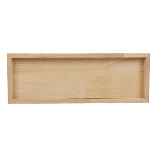 položky Drevený podnos dekoračný podnos drevený obdĺžnikový prírodný 50×17×2,5cm