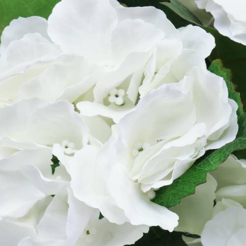položky Hortenzia v kvetináči umelá biela 35cm