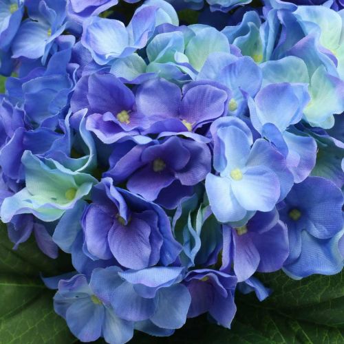 položky Umelý kvet hortenzie Modrá hodvábna kytica 42cm