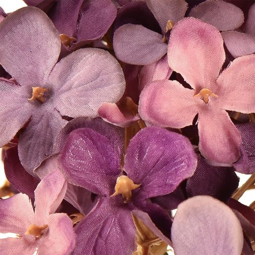 položky Umelé hortenzie Fialové umelé kvety Hortenzia 34 cm 2 ks