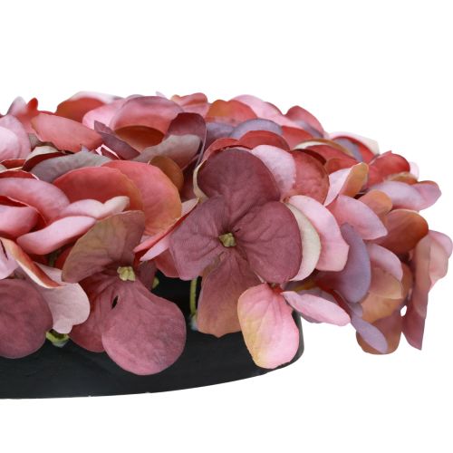položky Umelé kvety dekorácia hortenzia veniec umelý staroružový Ø26cm