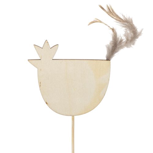 položky Kuracie steaky vo veľkonočnom dizajne pre veselú jarnú dekoráciu, 7 cm, 12 kusov